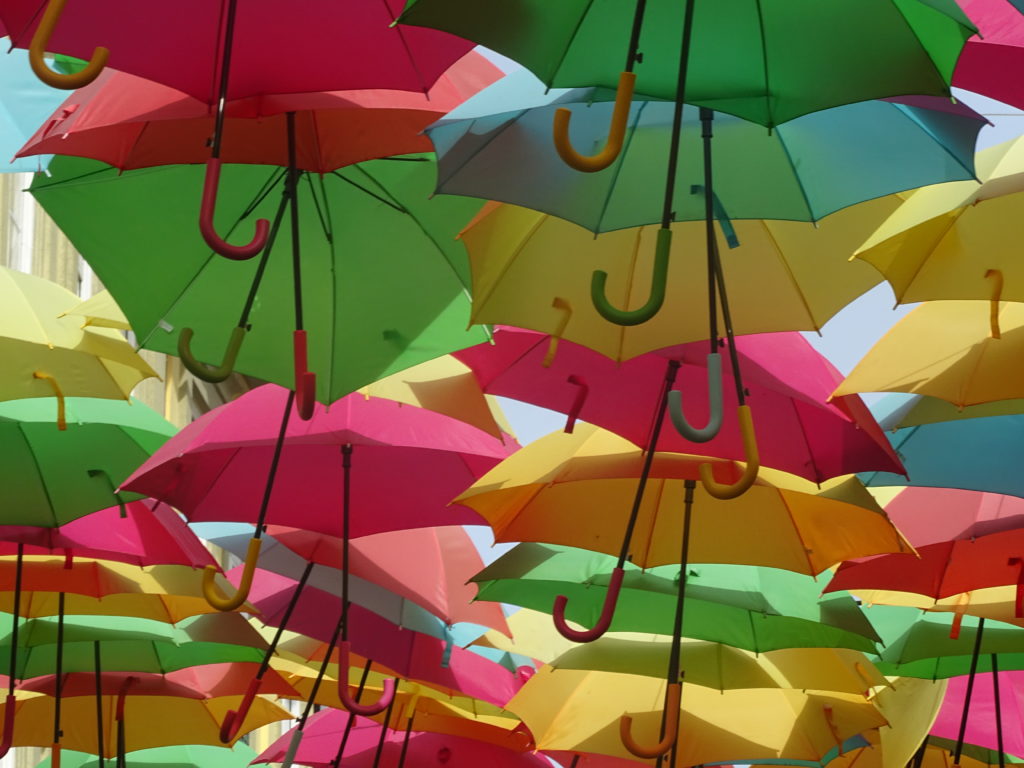 Umbrella Festival at Agudea, Portugal